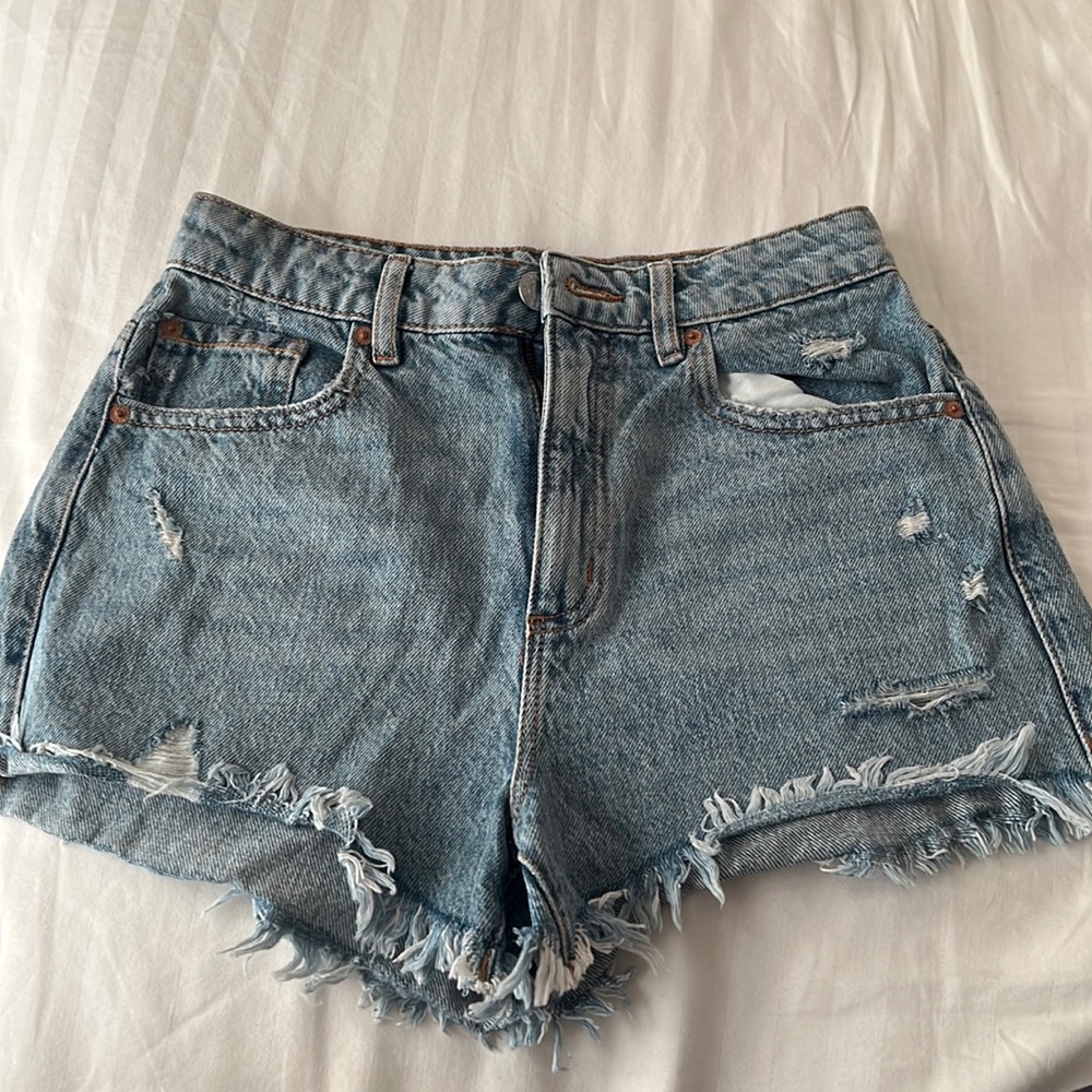 Garage denim shorts